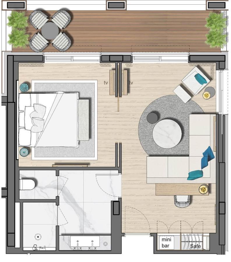 Vathi Cove Luxury Resort & Spa Chrysi Ammoudia Luaran gambar