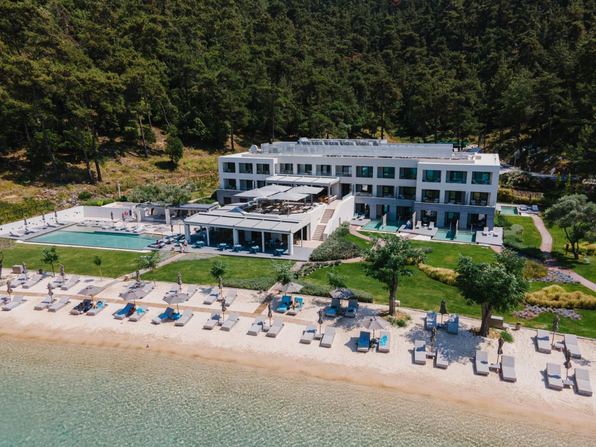 Vathi Cove Luxury Resort & Spa Chrysi Ammoudia Luaran gambar