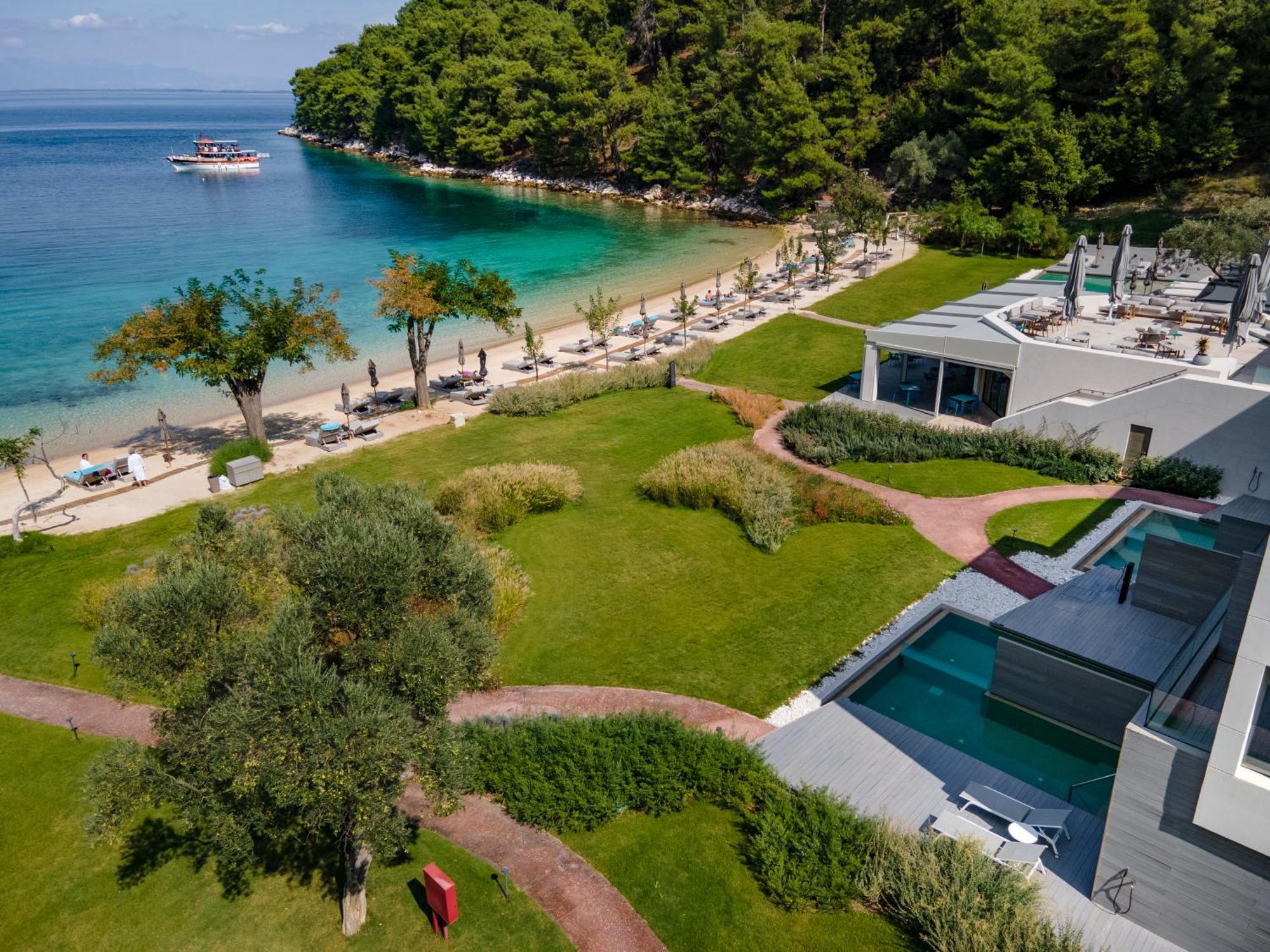 Vathi Cove Luxury Resort & Spa Chrysi Ammoudia Luaran gambar