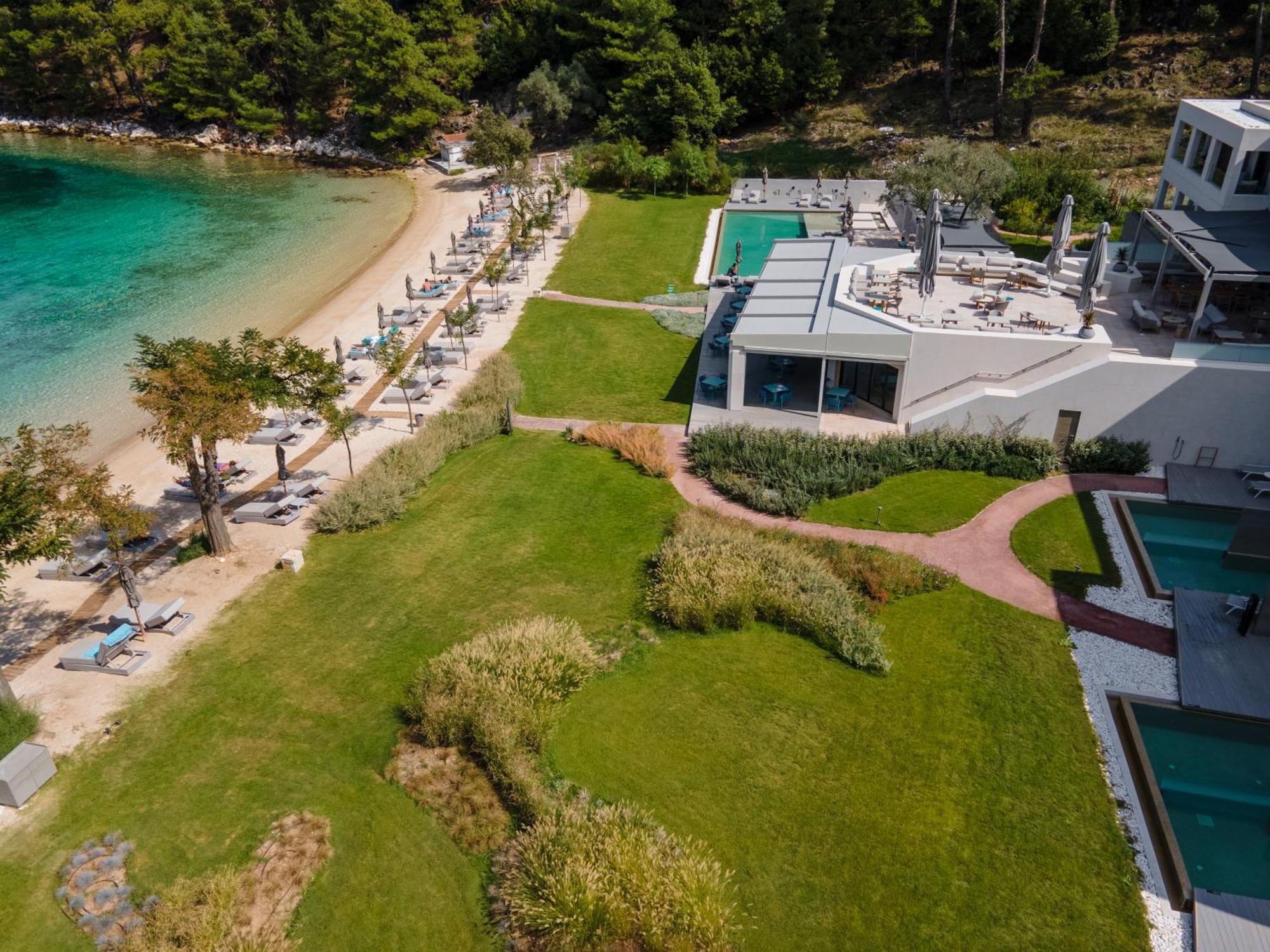 Vathi Cove Luxury Resort & Spa Chrysi Ammoudia Luaran gambar