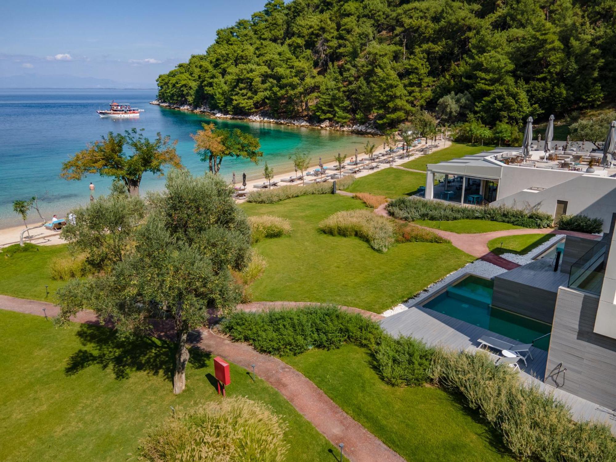 Vathi Cove Luxury Resort & Spa Chrysi Ammoudia Luaran gambar
